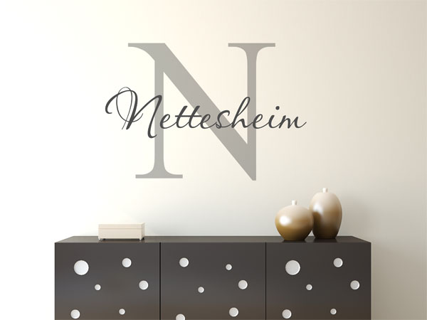 Wandtattoo Nettesheim Nachname