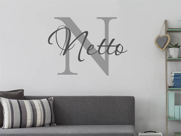 Wandtattoo Netto Nachname