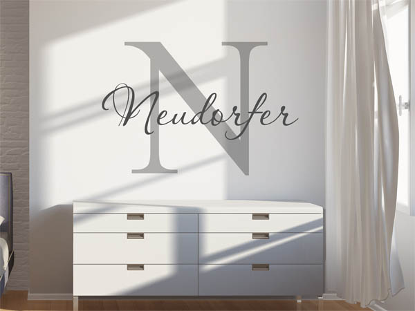 Wandtattoo Neudorfer Nachname