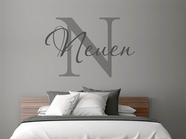Wandtattoo Neuen Nachname