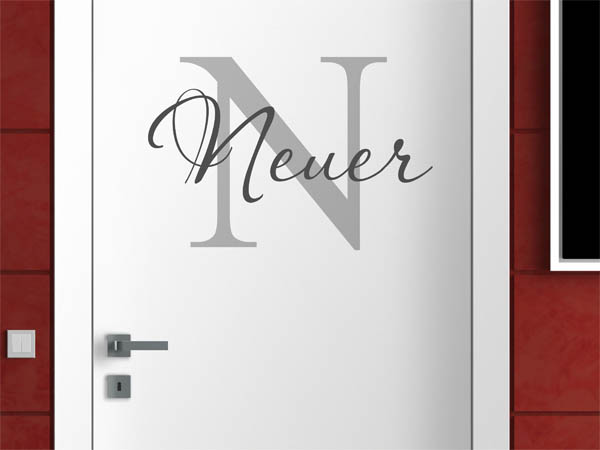 Wandtattoo Neuer Nachname