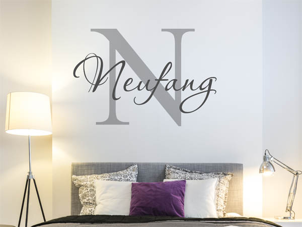 Wandtattoo Neufang Nachname