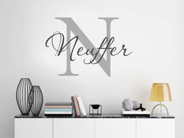 Wandtattoo Neuffer Nachname