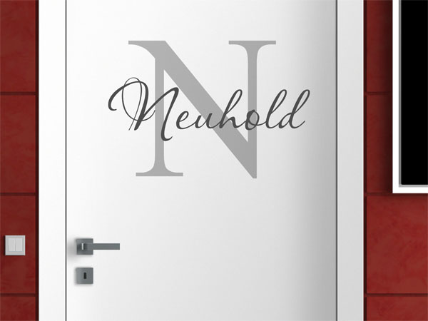 Wandtattoo Neuhold Nachname