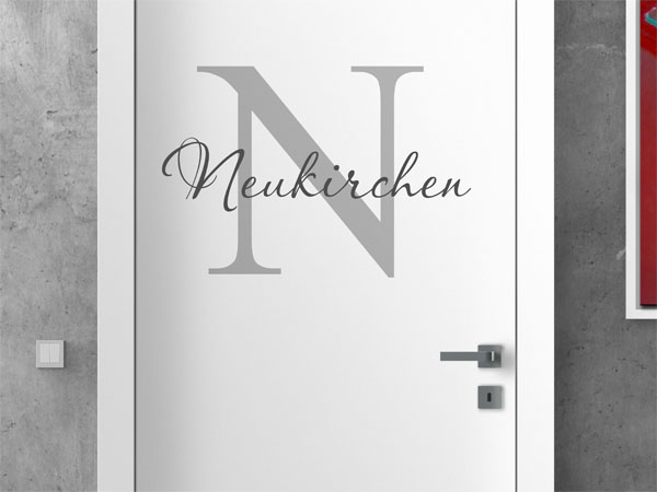 Wandtattoo Neukirchen Nachname