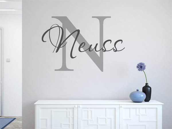 Wandtattoo Neuss Nachname