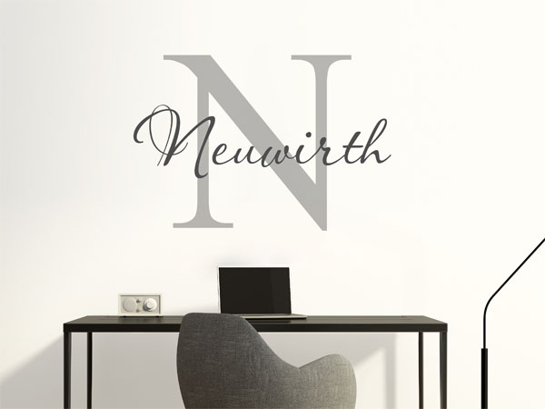 Wandtattoo Neuwirth Nachname