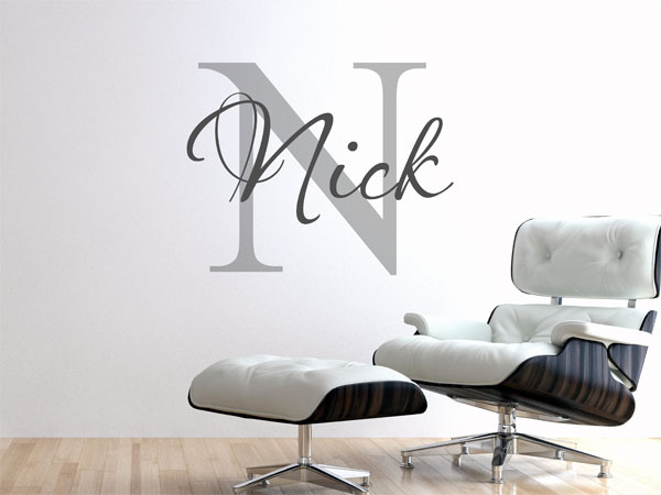Wandtattoo Nick Nachname