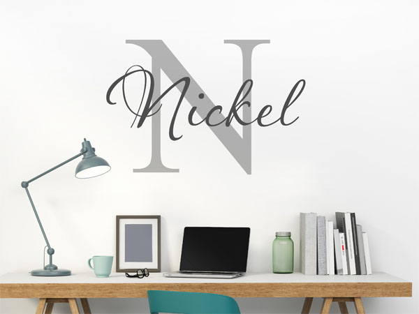 Wandtattoo Nickel Nachname