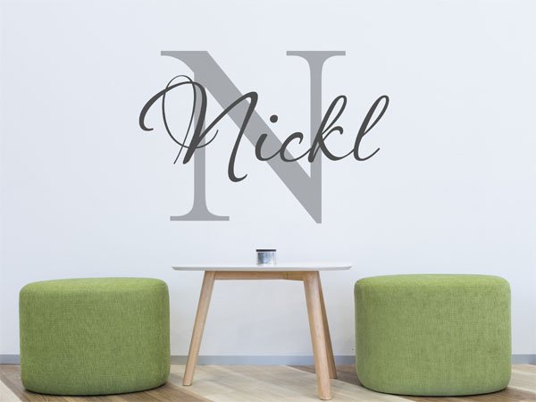 Wandtattoo Nickl Nachname