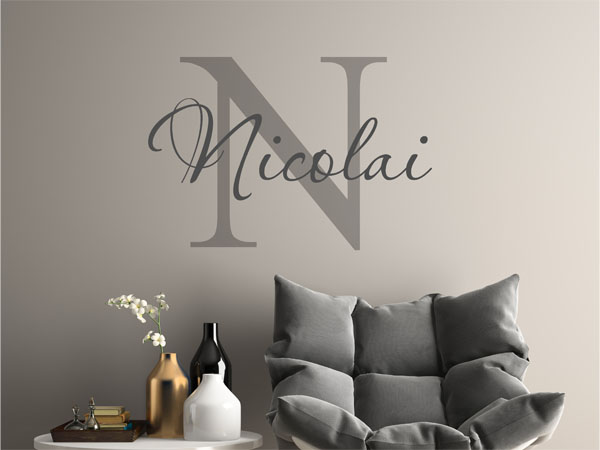 Wandtattoo Nicolai Nachname
