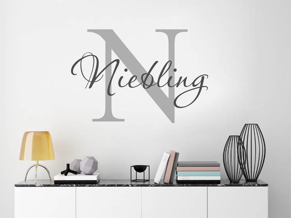 Wandtattoo Niebling Nachname