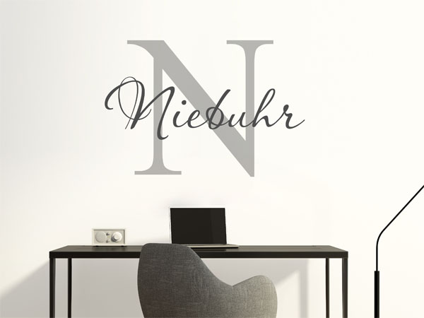 Wandtattoo Niebuhr Nachname