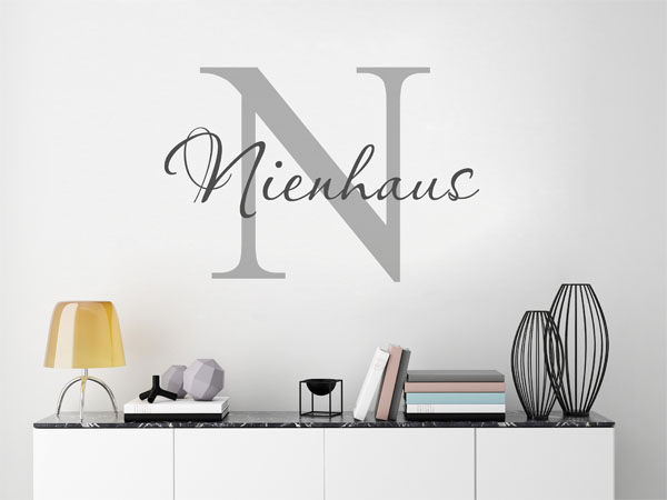 Wandtattoo Nienhaus Nachname