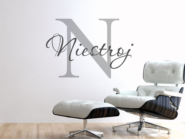 Wandtattoo Niestroj Nachname