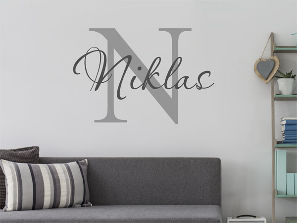 Wandtattoo Niklas Nachname