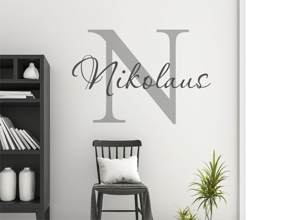 Wandtattoo Nikolaus Nachname