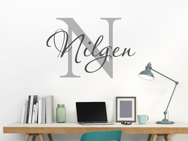 Wandtattoo Nilgen Nachname
