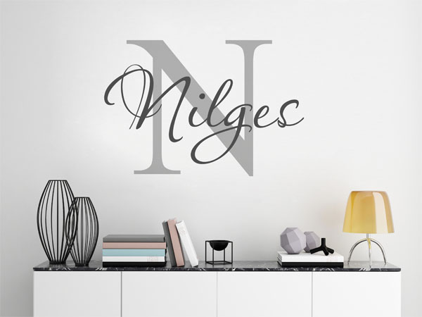 Wandtattoo Nilges Nachname
