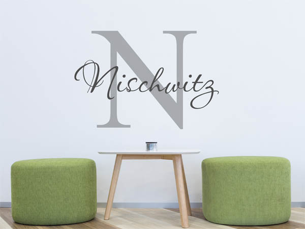 Wandtattoo Nischwitz Nachname