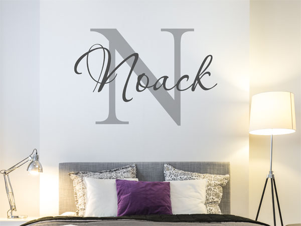 Wandtattoo Noack Nachname
