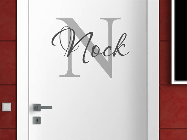 Wandtattoo Nock Nachname