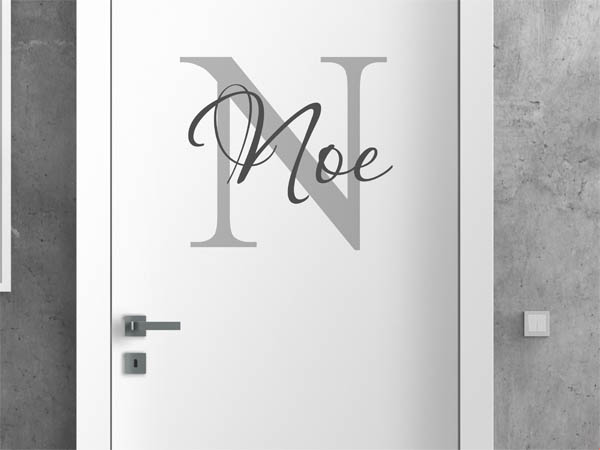 Wandtattoo Noe Nachname