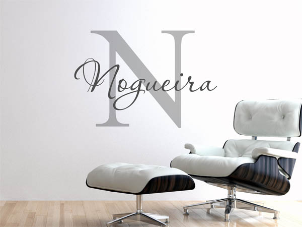 Wandtattoo Nogueira Nachname