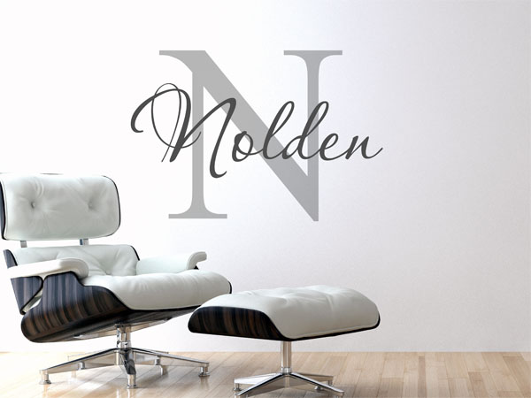 Wandtattoo Nolden Nachname