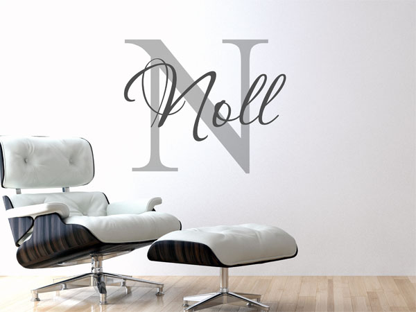 Wandtattoo Noll Nachname