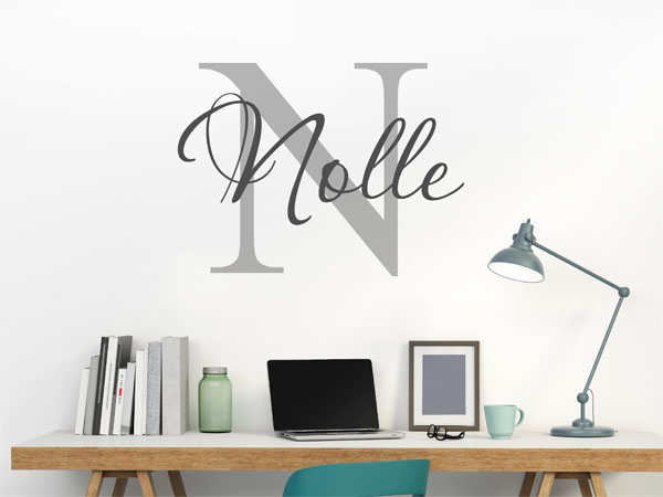 Wandtattoo Nolle Nachname
