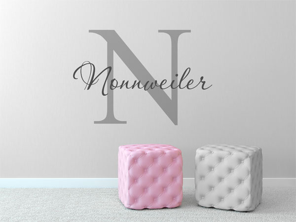Wandtattoo Nonnweiler Nachname