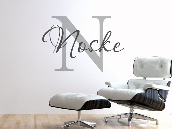 Wandtattoo Noske Nachname