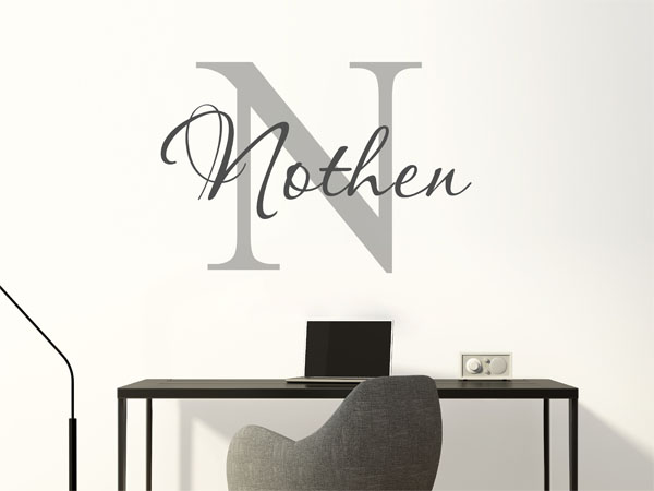 Wandtattoo Nothen Nachname