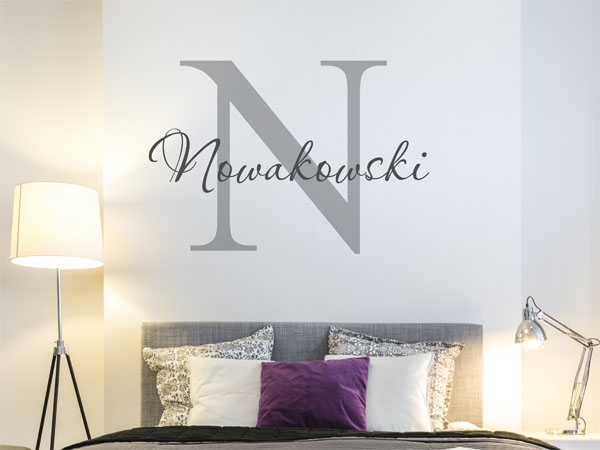 Wandtattoo Nowakowski Nachname