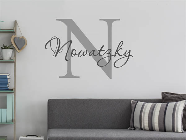 Wandtattoo Nowatzky Nachname