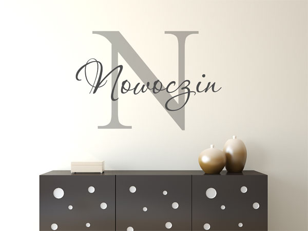 Wandtattoo Nowoczin Nachname