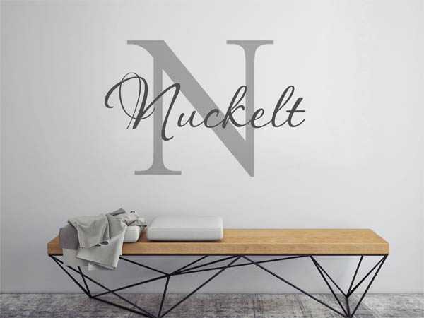 Wandtattoo Nuckelt Nachname