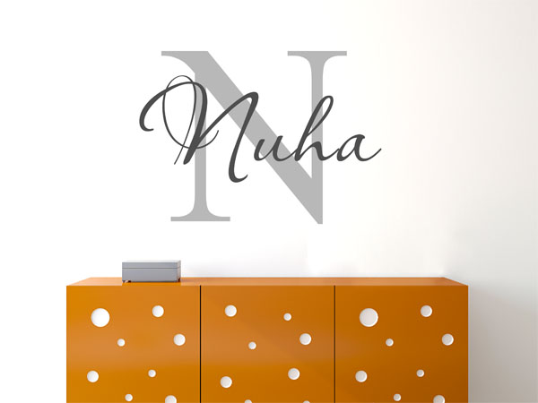 Wandtattoo Nuha Nachname