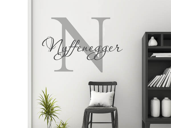Wandtattoo Nyffenegger Nachname
