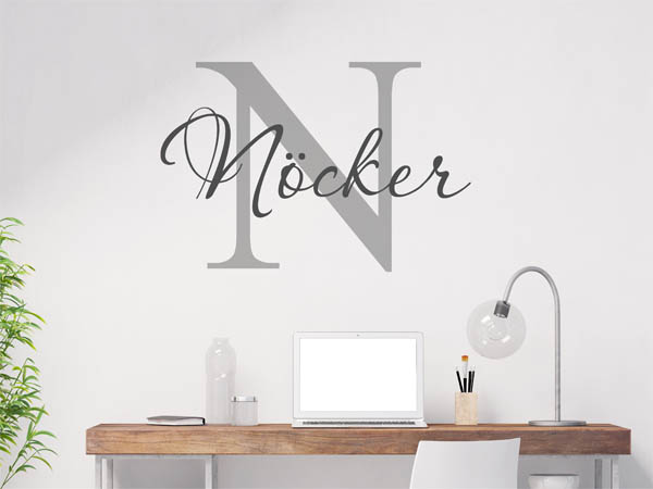 Wandtattoo Nöcker Nachname