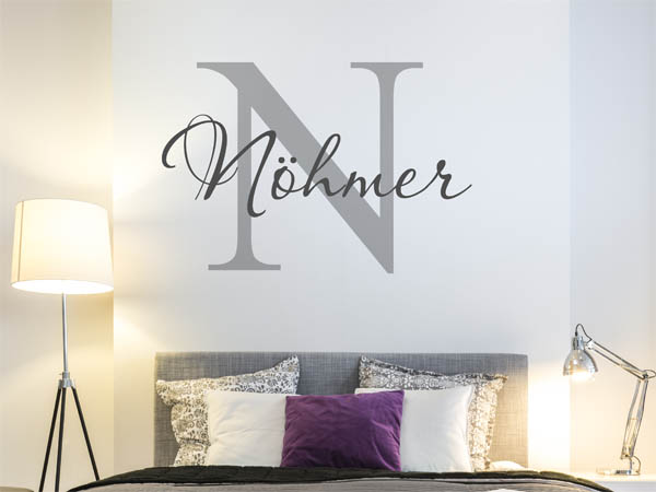Wandtattoo Nöhmer Nachname