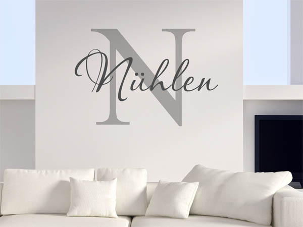 Wandtattoo Nühlen Nachname