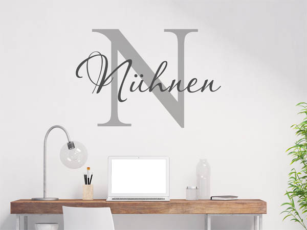 Wandtattoo Nühnen Nachname