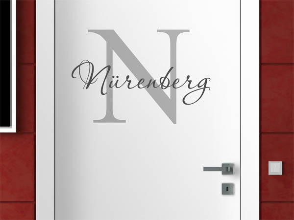Wandtattoo Nürenberg Nachname