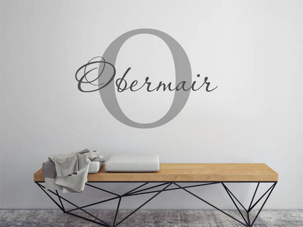 Wandtattoo Obermair Nachname