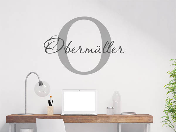 Wandtattoo Obermüller Nachname