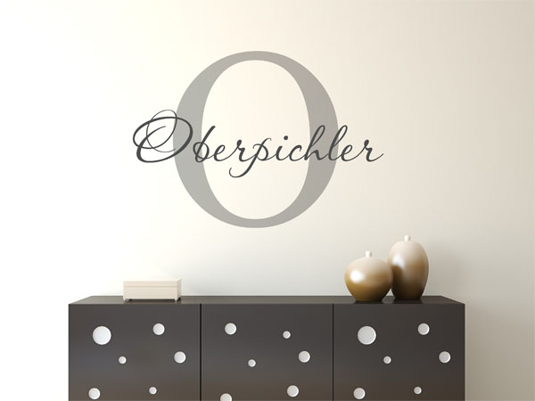 Wandtattoo Oberpichler Nachname