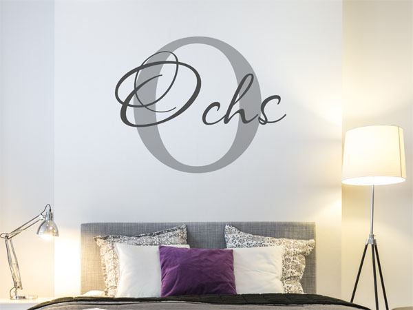 Wandtattoo Ochs Nachname