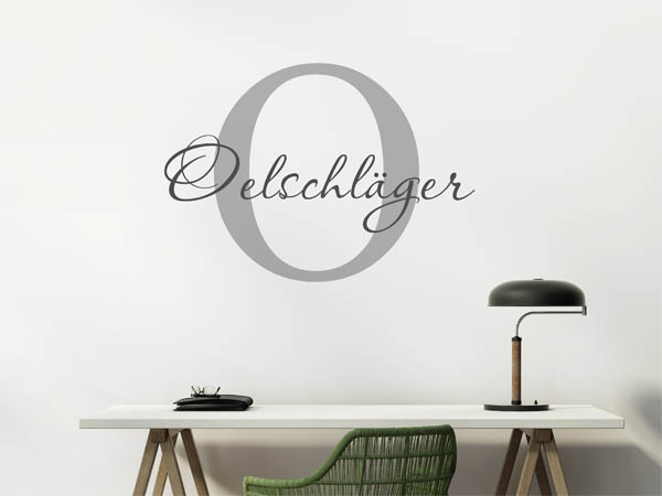Wandtattoo Oelschläger Nachname